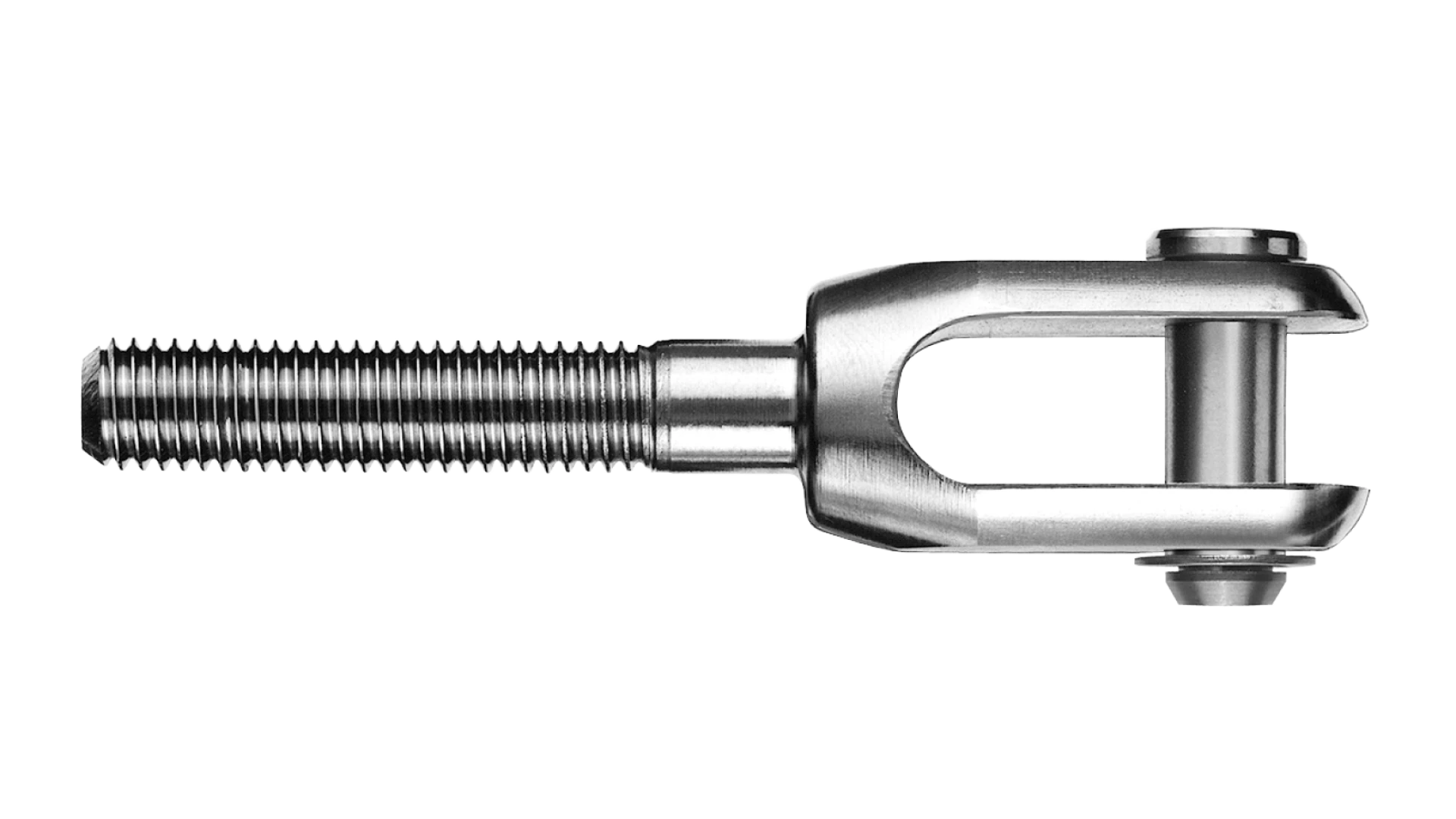 Clevis Monofork with external thread right-hand