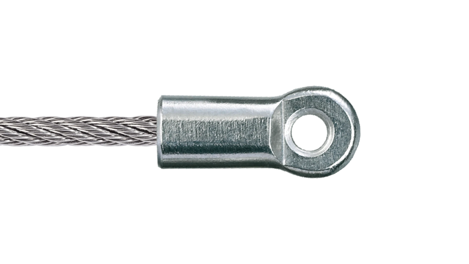 Eyelet Webnet flat swaged for one rope