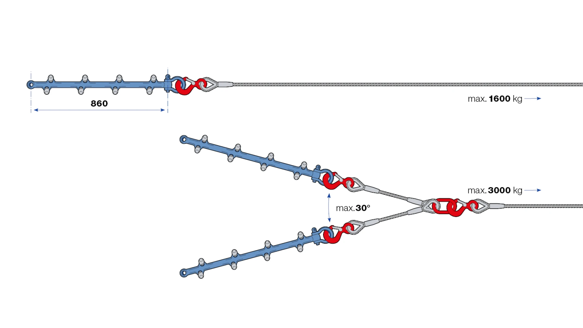 Field anchor with 8 rods
